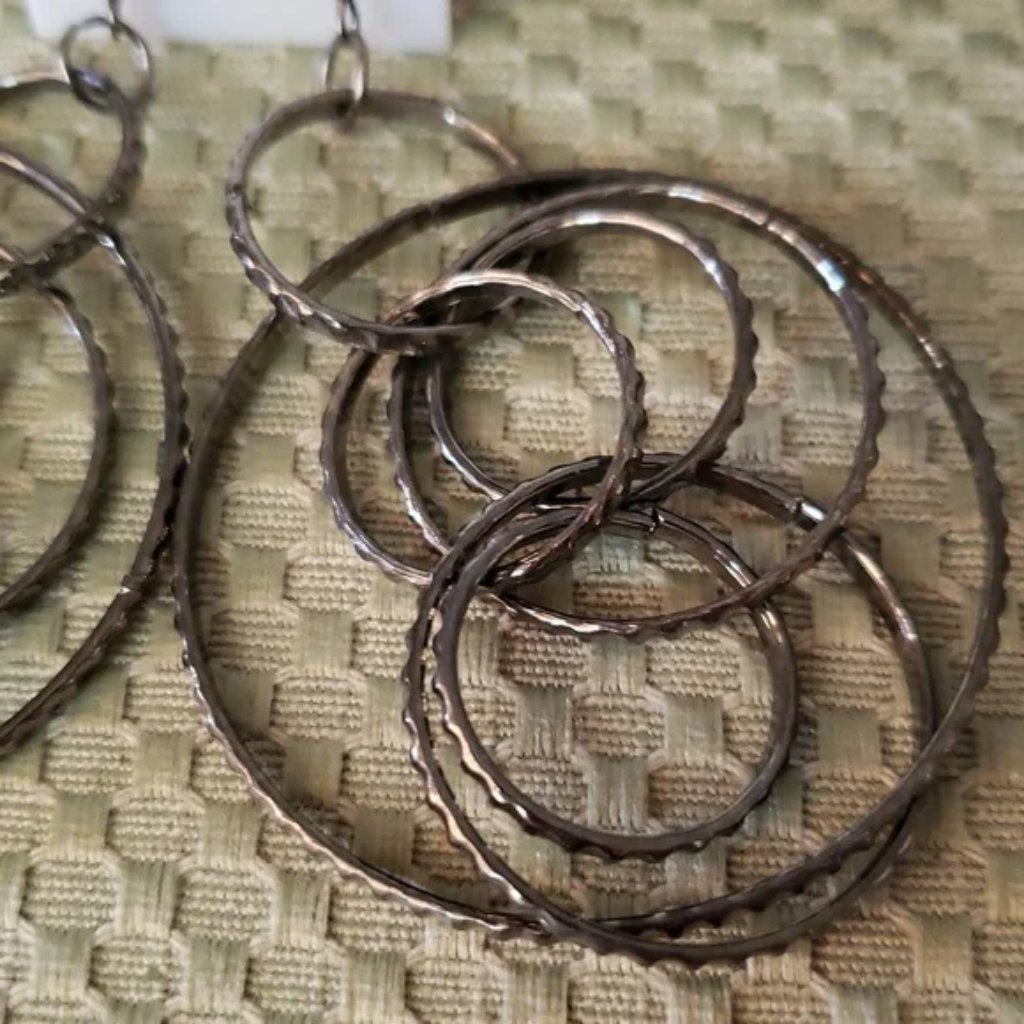Dangle Earrings  Small Bag By Bare Escentuals 2 Items In Bronze